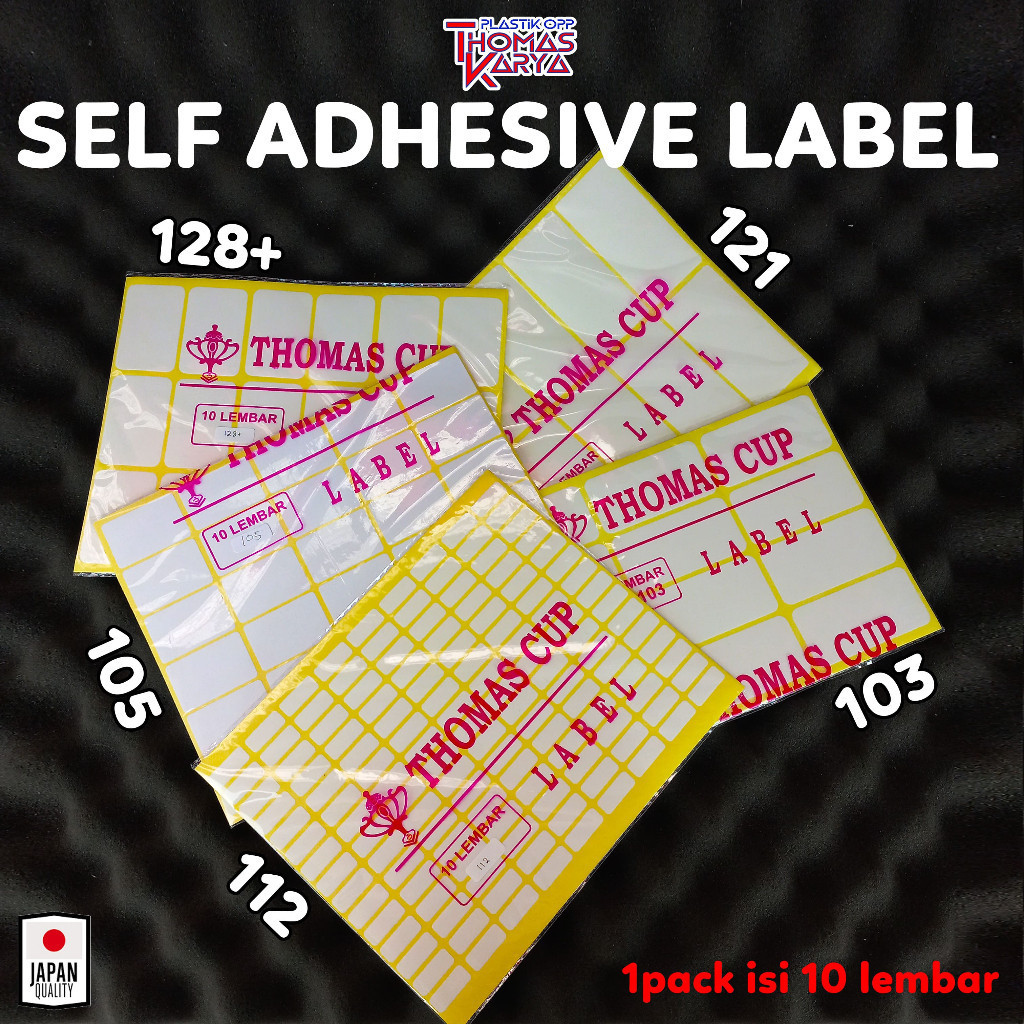 

BUNDLE 25 PACK Label Stiker 103 105 107 121 128+ isi 5000 Lembar Sticker Nama Undangan