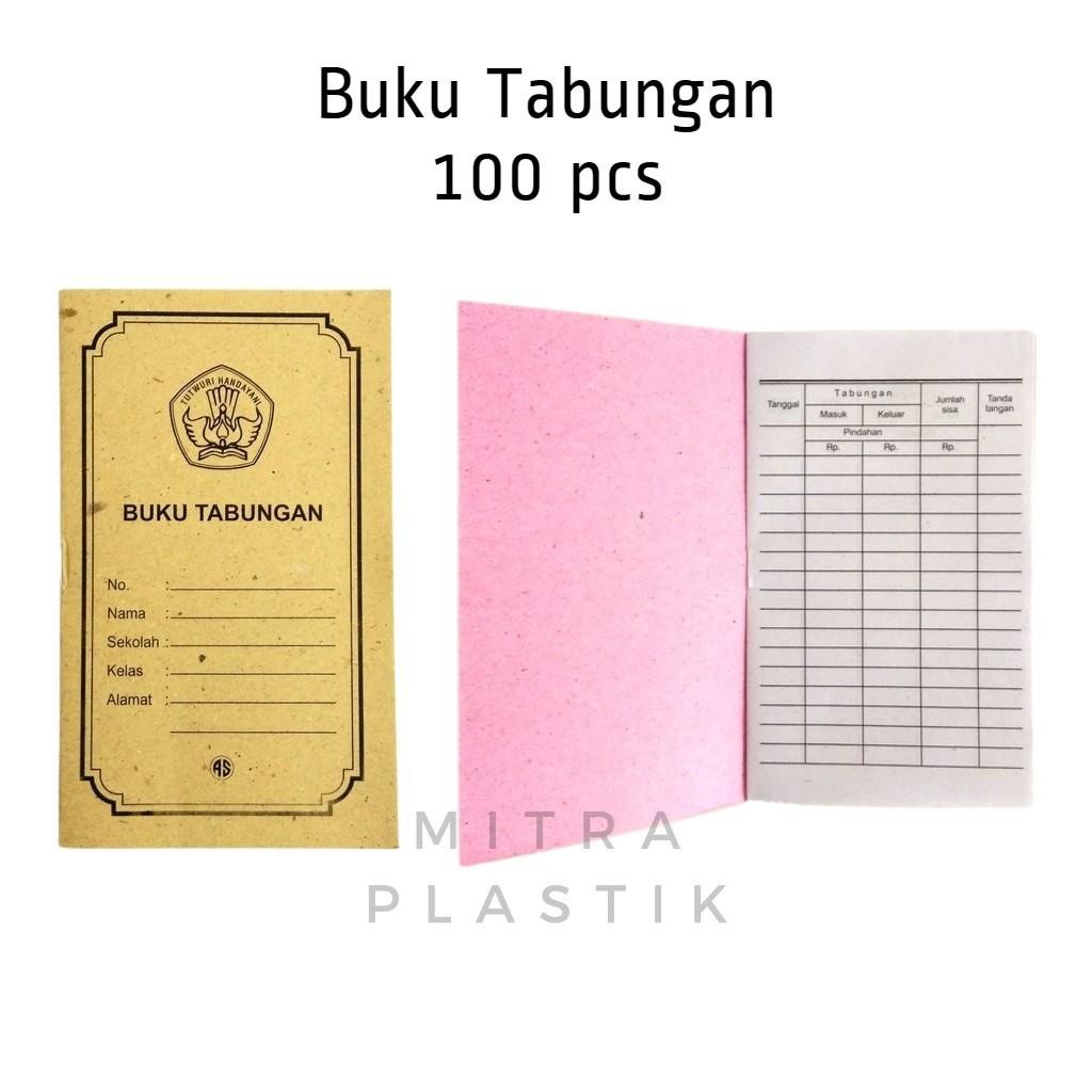 

Isi 100pcs Buku Tabungan Kecil Buku Tabungan Sekolah
