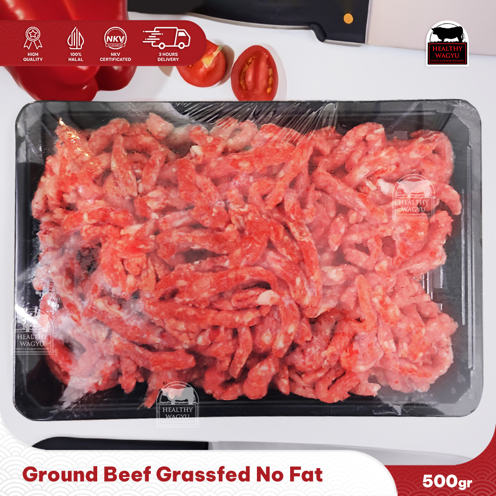 

Grassfed Ground Beef No Fat Daging Sapi Giling Tanpa Lemak 500gr Healthy Wagyu Healthy Wagyu
