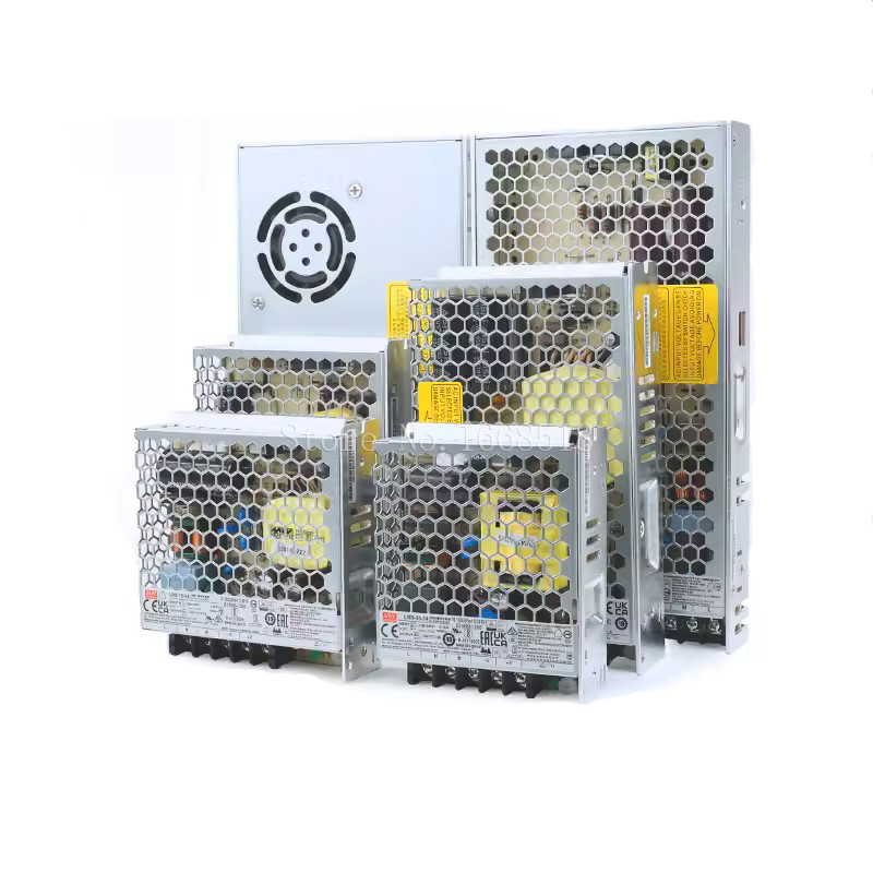 Mean Well RS-15 RS-25 LRS-35 50 75 100 150 200 350 450 600W 5V 12V 15V 24V 36V 48V Single Output Swi