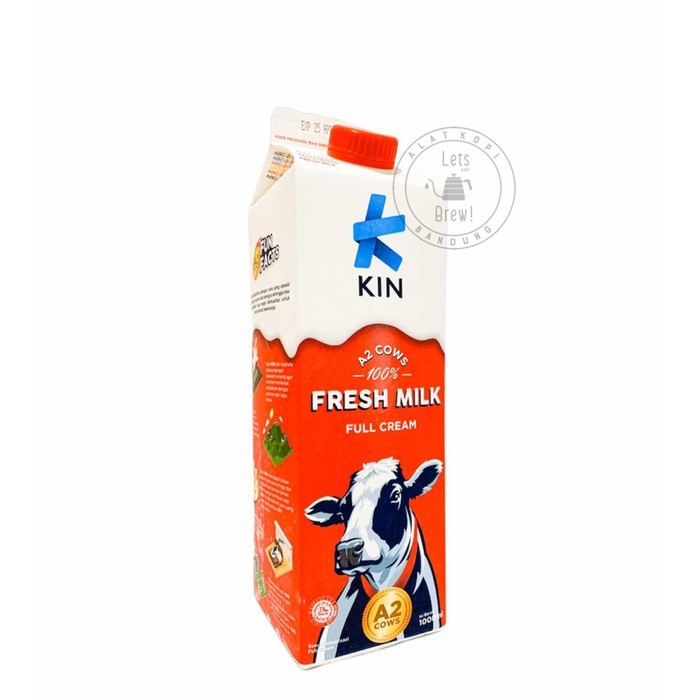 

FRESH MILK KIN 1000ML PLAIN / SUSU PASTEURISASI WAJIB DI KULKAS