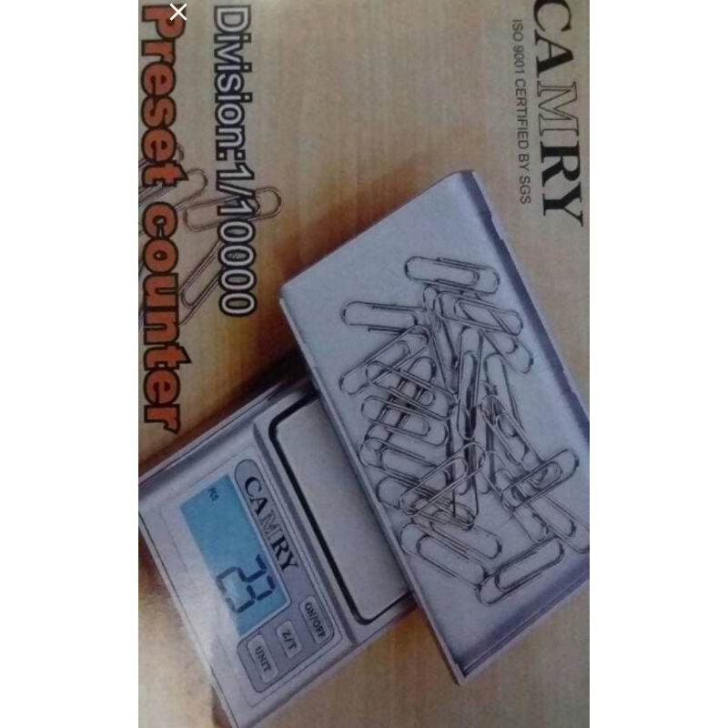 Timbangan emas digital camry 100 gram 0.01 timbangan pocket