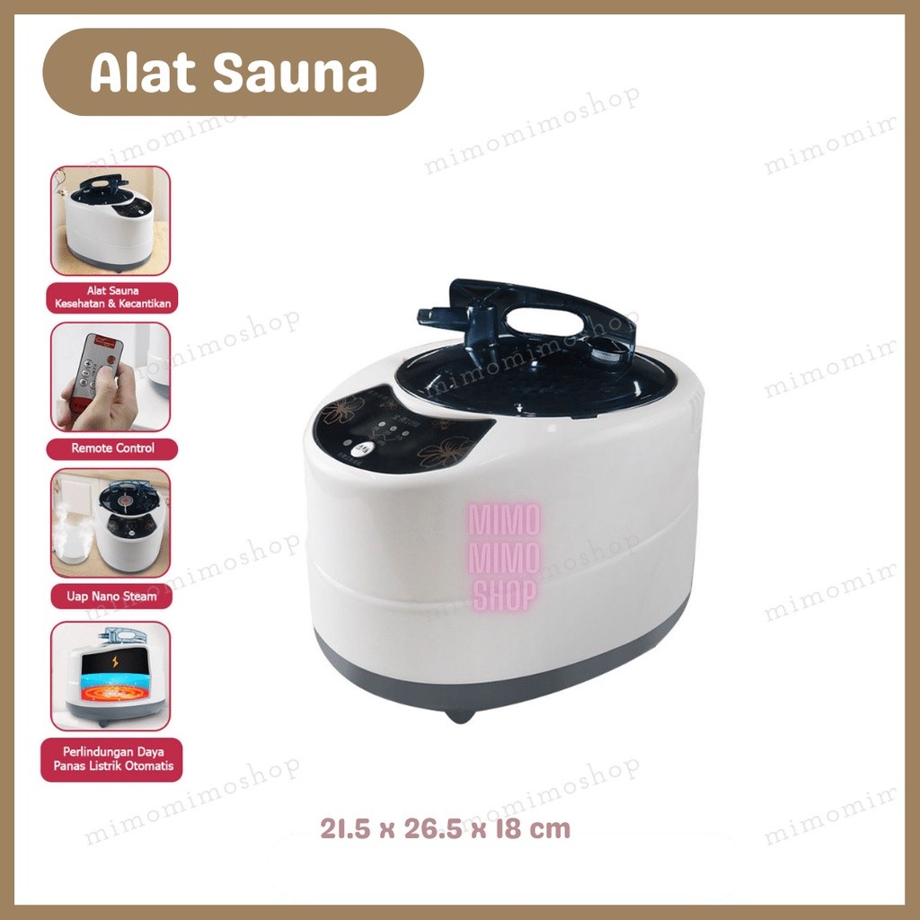 PORTABLE STEAM SAUNA STEAMER HOME BATH SPA SAUNA ALAT STEAMER SAUNA TERMURAH