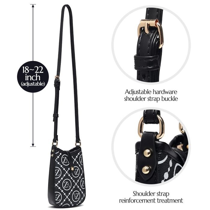 ZAZIE-Tas ponsel wanita tas selempang wanita klasik fashion(SJ3908) nur