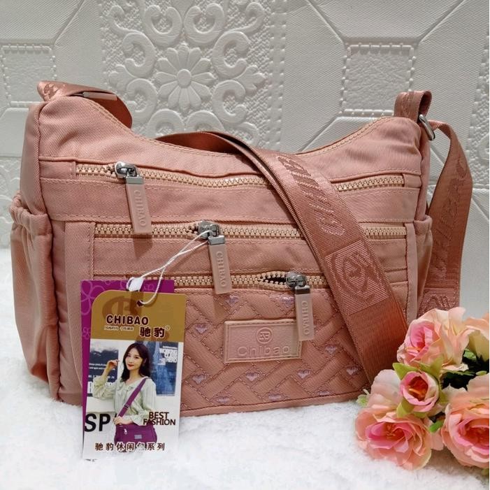 TAS SELEMPANG WANITA CHIBAO 7133-AB Kanvas nur