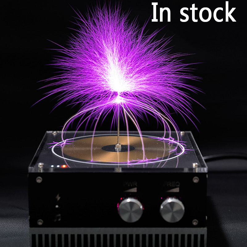 NEW Bluetooth Music Tesla Coil High Frequency Voltage Pulse Arc Generator, Palm Arc Touchable Lightn