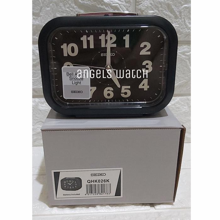Terlaris Jam Meja Weker Seiko Qhk026/ Jam Beker Weker Seiko Qhk026