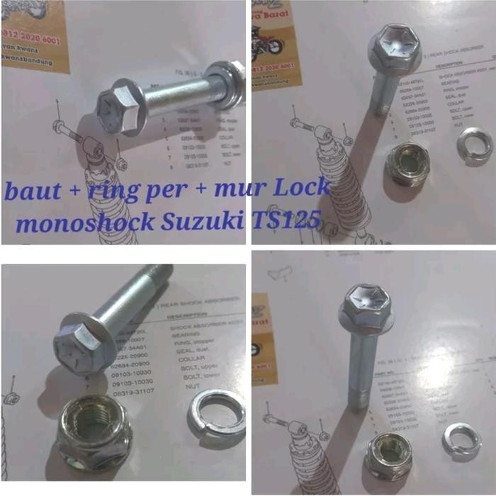Baut Monoshock Ts125 Baut Mono Ts125 Baut Shock Belakang Ts125 Baut Shock Ts125 Baut Mono Shock Ts12