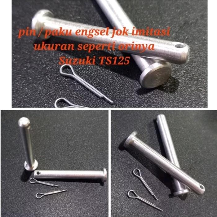 Pin Engsel Jok Ts125 Imitasi Pen Engsel Jok Ts125 Pin Engsel Sadel Ts125 Paku Engsel Jok Ts125 Paku 