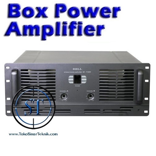 [YE] Box Power Amplifier M-1100 Box Amply M-1100 Bok Kosong Power Ampli Speaker