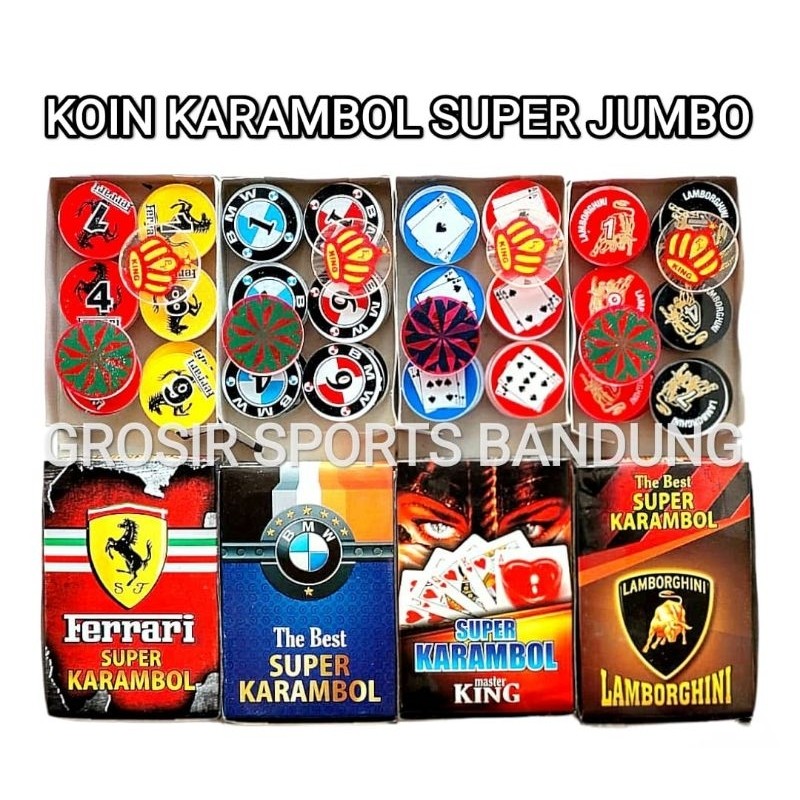 COIN / KOIN / BIJI KARAMBOL SUPER JUMBO