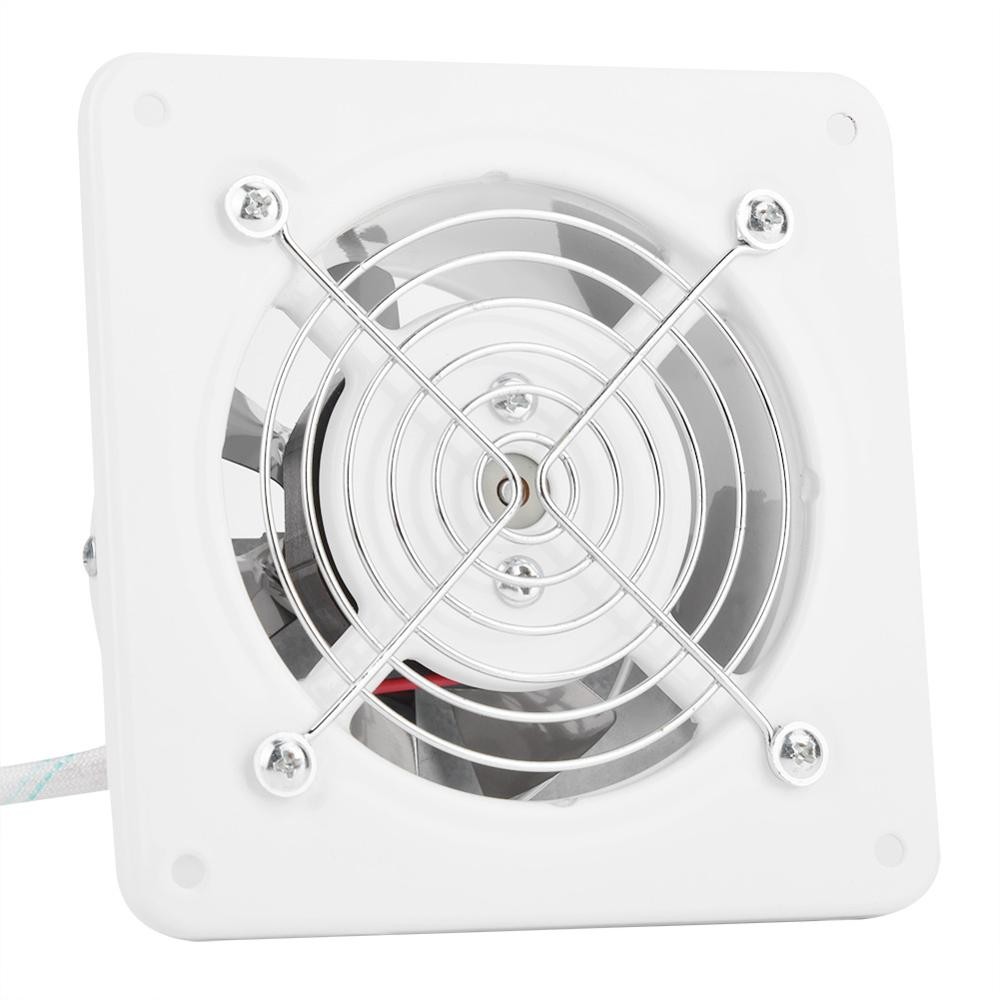4 Inci 25W 220V Kecepatan Tinggi Exhaust Fan Toilet Dapur Kamar Mandi Menggantung Dinding Jendela Ka