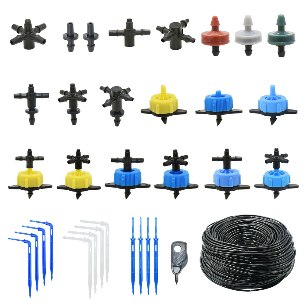2L 4L 8L Irigasi Dripper 2/4-arah Konektor Penetes Panah Pemisah Air Silang Emitor Panah Tetes Siste