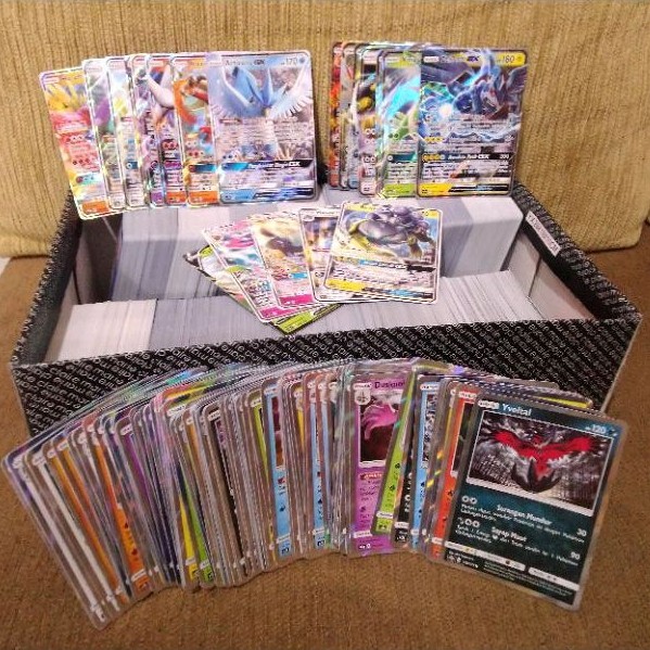 Pokemon Random Bulk 500+ Kartu Bonus GX / V / EX / V Max dan Foil Original TCG Indonesia Pikachu