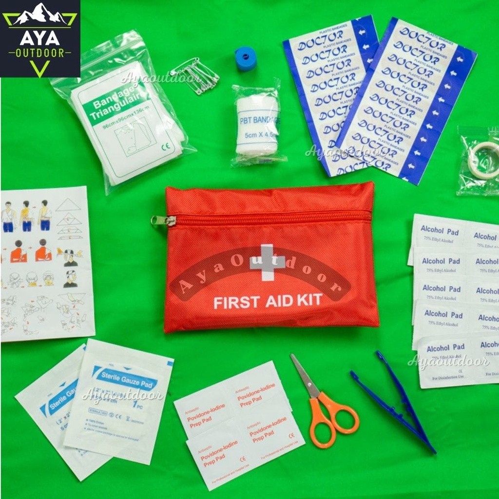 SURVIVAL MINI ALAT P3K LENGKAP FIRST AID KIT DHAULAGIRI 1 SET PERTOLONGAN PERTAMA OUTDOOR GUNUNG