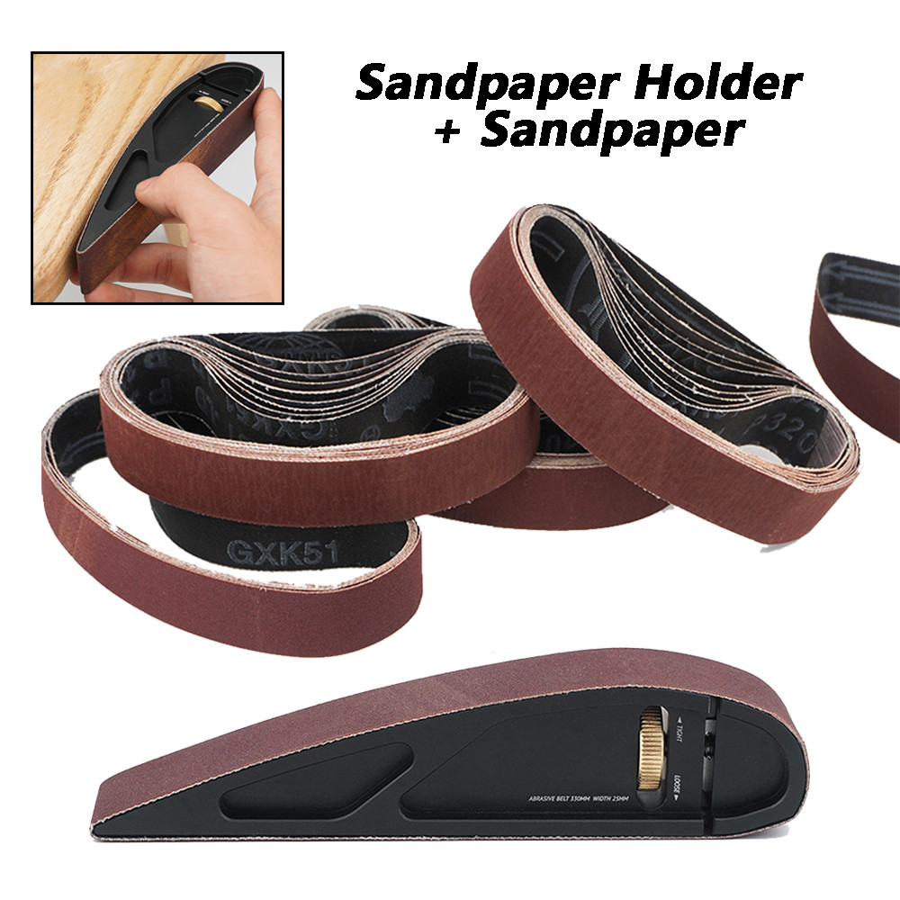 Tempat Amplas Blok Pengamplasan Tangan Aluminium Manual Sabuk Pemoles Pengasah Datar Kurva Manual un