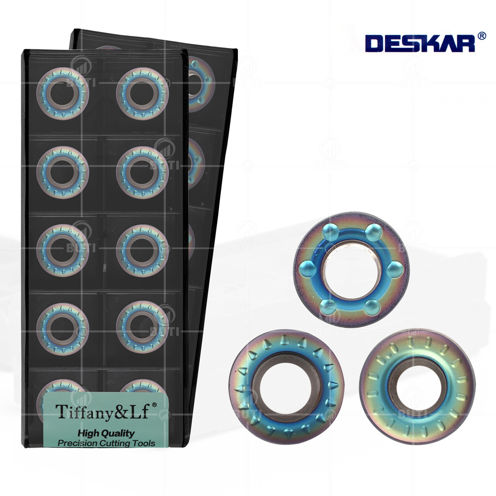 DESKAR100% Asli RPMT1003MO-TT RPMT1003MOE-JS RPMT10T3MOE-JS RPMT1204MO-TT RDMT1204MO-MQ TF618 CNC Bu