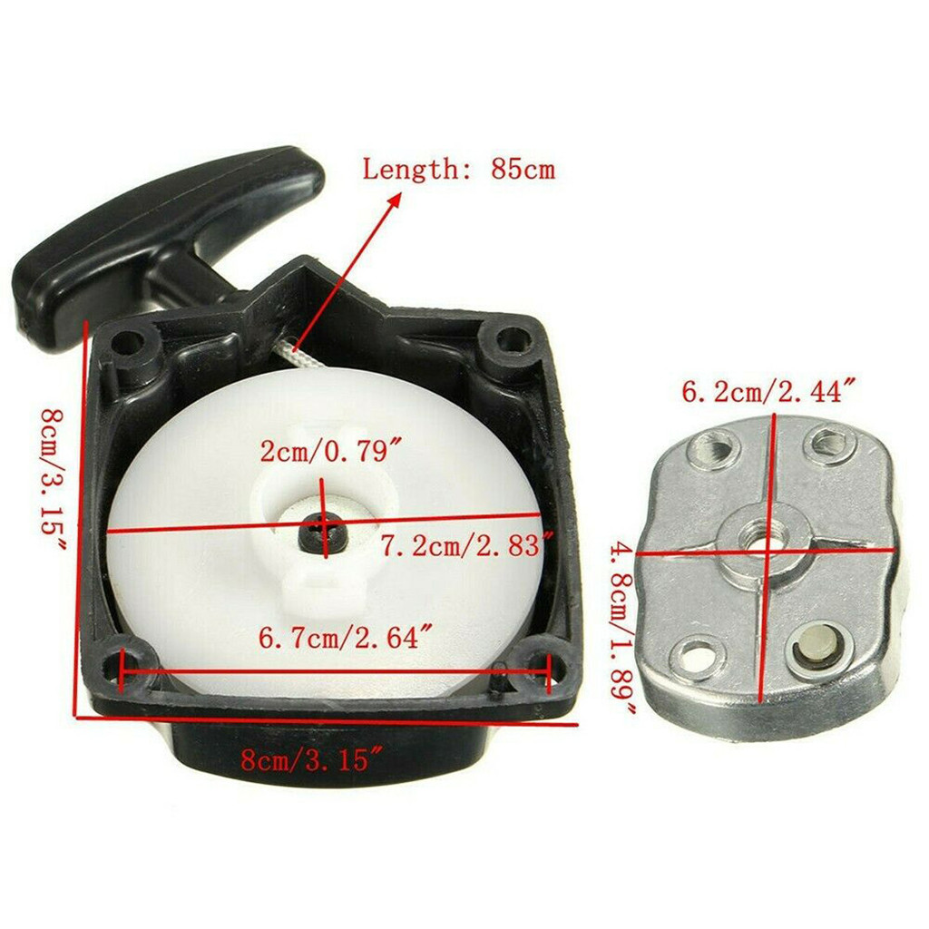 Recoil Starter Tarik Mulai Starter Pawl Universal Untuk Strimmer Hedge Trimmer Brush Cutter Taman Ba