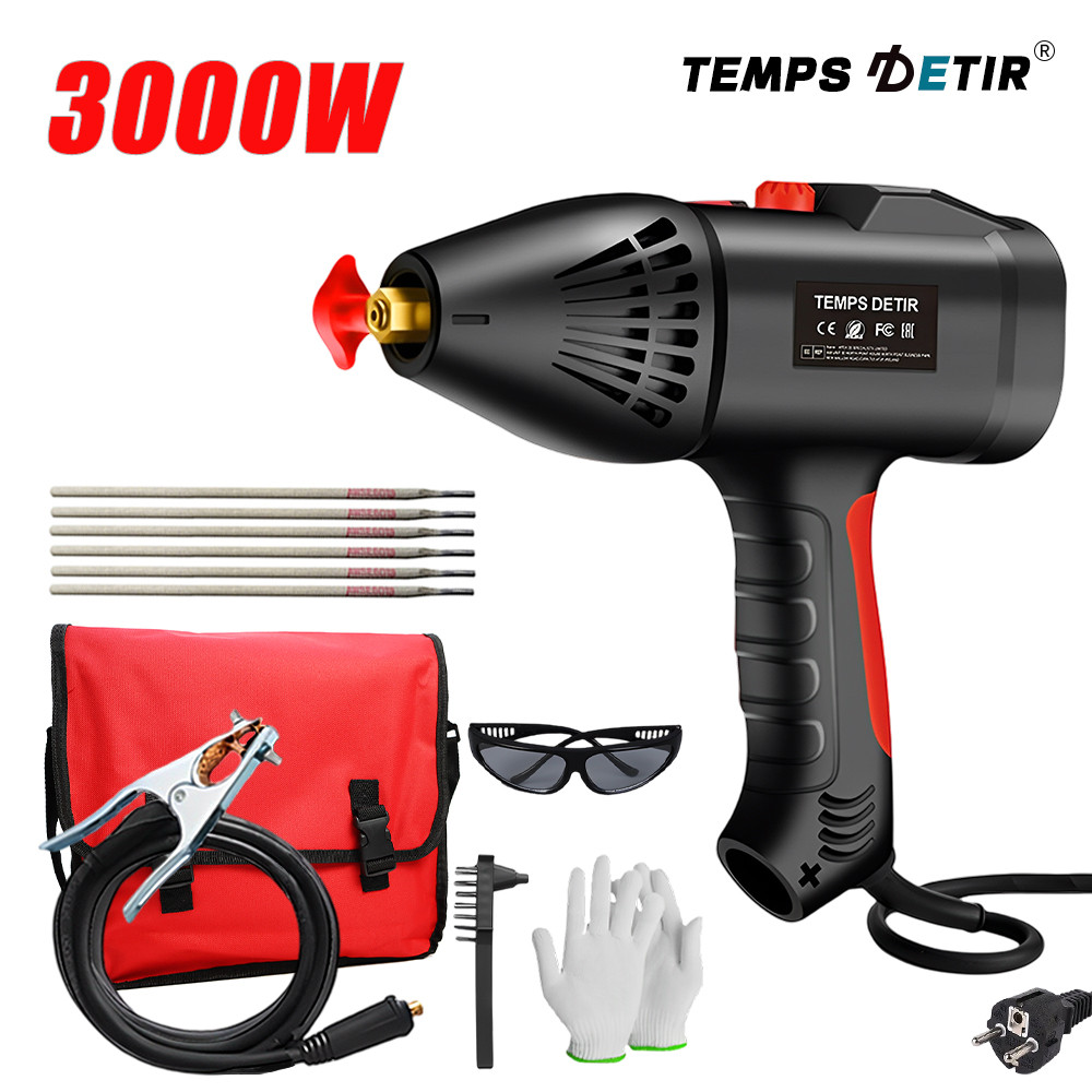 3000W 220V Genggam Portabel Tukang Las Busur Rumah Tukang Las Listrik Sepenuhnya Otomatis Digital Tu