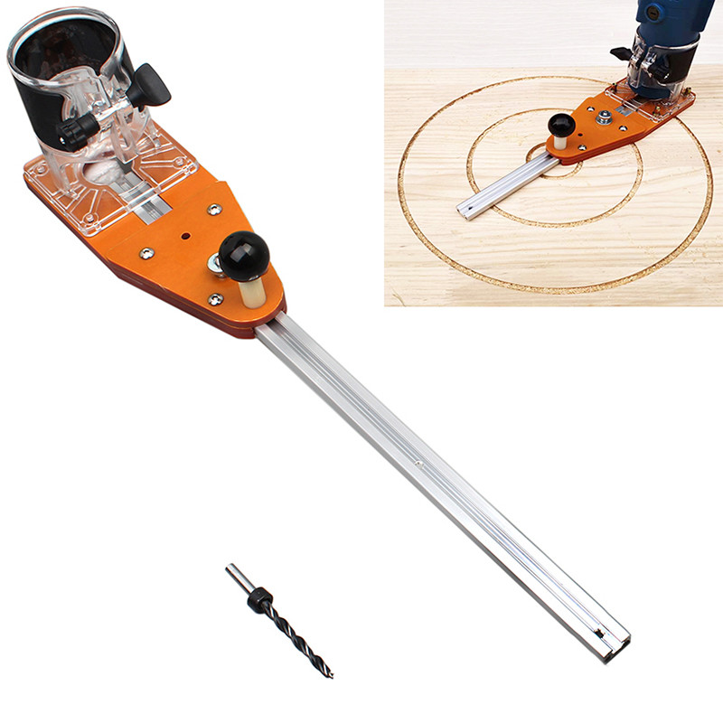 Jig Pemotong Lingkaran untuk Makita Pemangkas Tangan Elektrik Router Kayu Mesin Pemangkas Slot Lingk