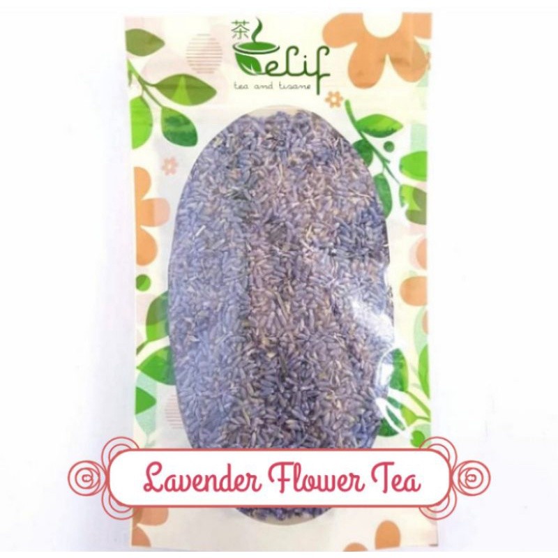 

ELIF TEA Dried Lavender Tea : Teh Bunga Lavender Kering (Organic Loose Tea) [PREMIUM]