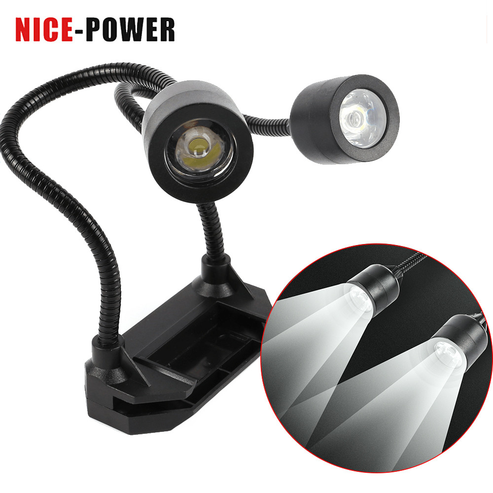 Lampu Iluminator Kepala Ganda LED Mikroskop Baru untuk Lampu Mikroskop untuk Sumber Cahaya Kamera Mi