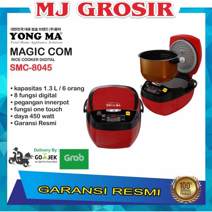 MAGIC COM YONGMA SMC 8045 SMC8045 DIGITAL PENANAK NASI SERBAGUNA