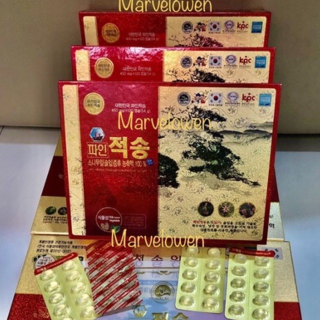 RedPine Jeoksong 1 Strip 10 Capsules Korea