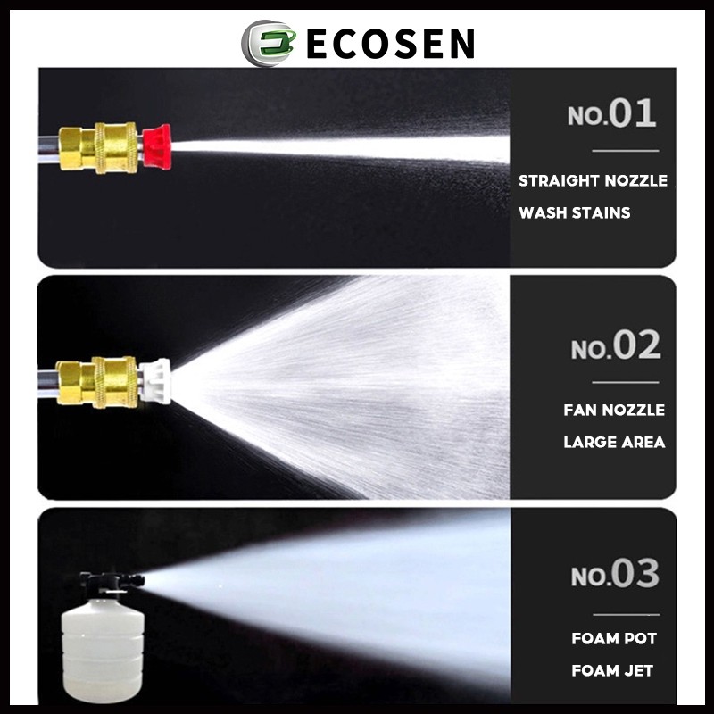 ALAT CUCI MOBIL ECOSEN 198V ALAT PORTABEL TANPA KABEL/SEMPROTAN CUCI MOTOR/ALAT CUCI MOTOR