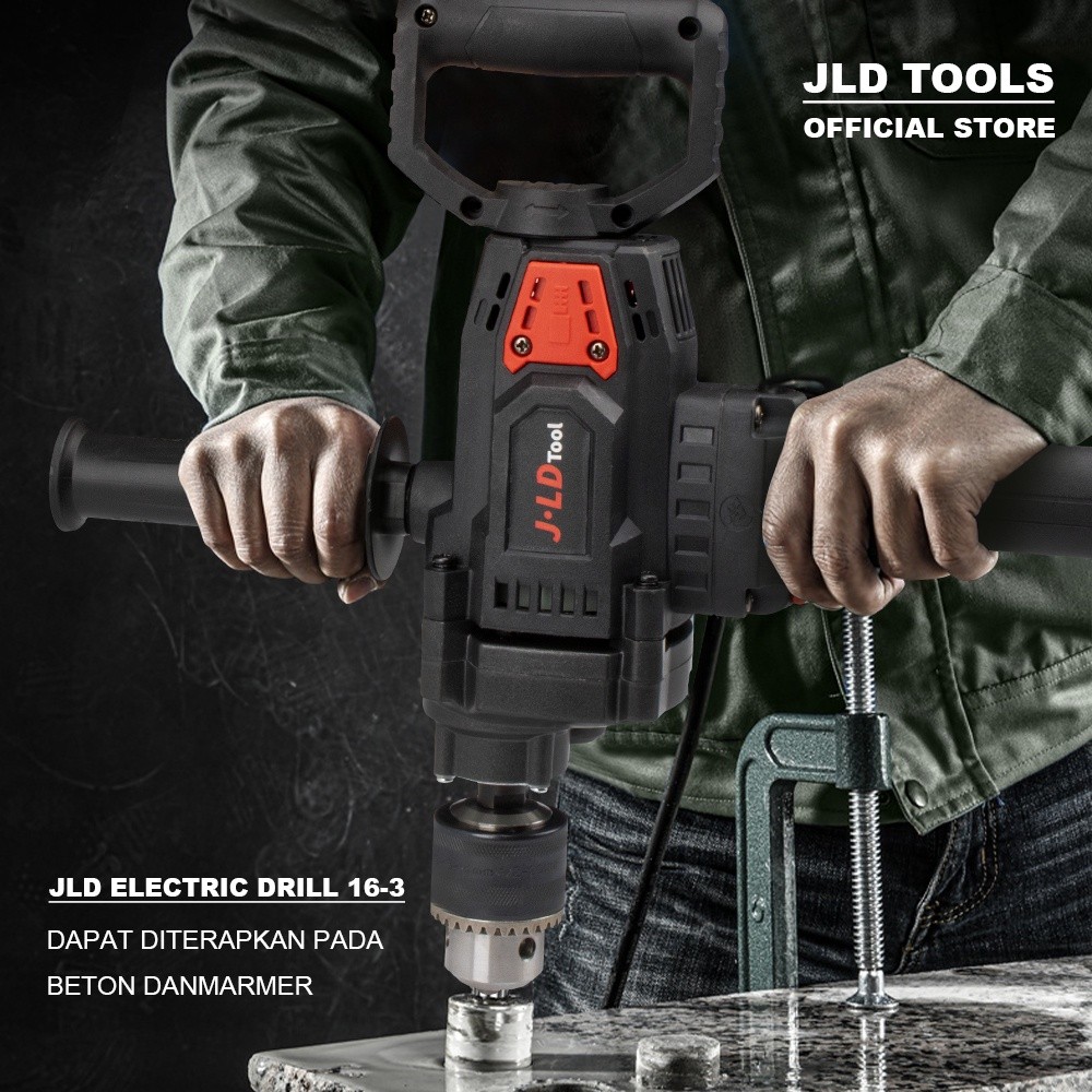 JLD Mesin Bor Pesawat Multifungsi Uk.16mm MESIN BOR LISTRIK 800W ELECTRIC DRILL BY JLD TOOLS