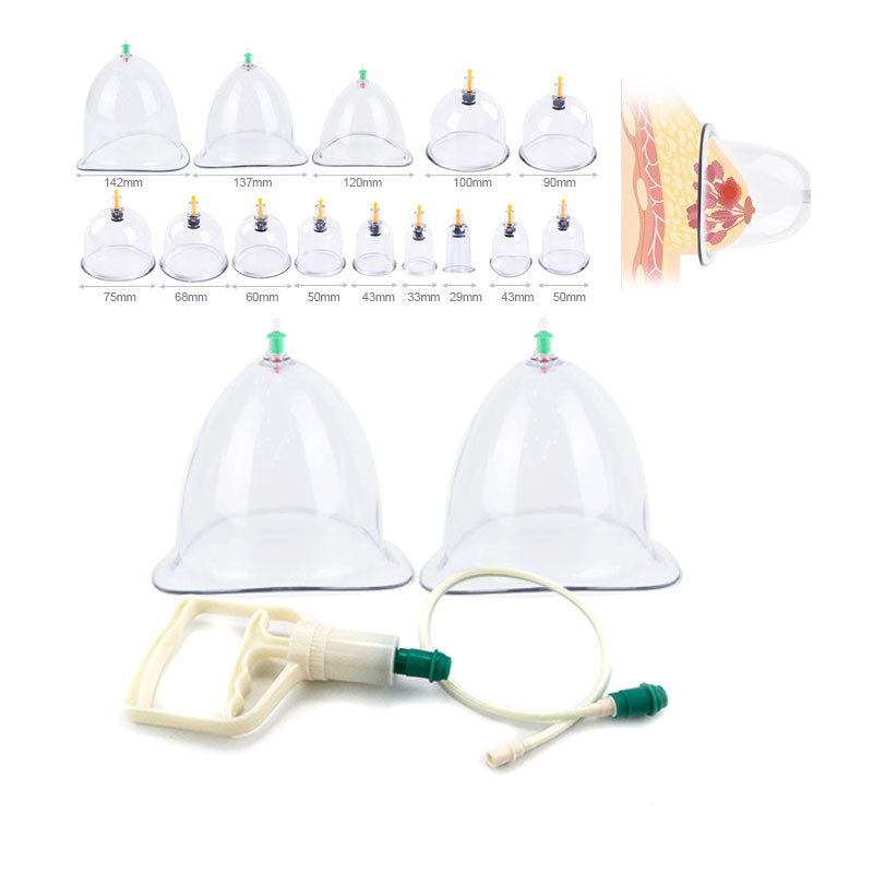 Big Size Vacuum Cupping Breast & Buttocks Enlargement Massager Suction Pump Machine Butt Lifting