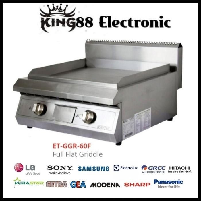 Getra Gas Griddle Et-Ggr-60F Full Flat Griddle Loe Pressure / Panggang