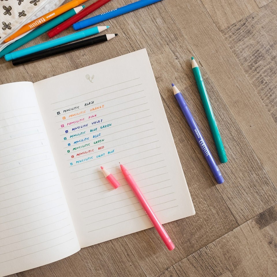 

Penciltic Pen Zebra Warna 10 Colours - 0.4 mm / Pulpen Finer Set 10 Warna