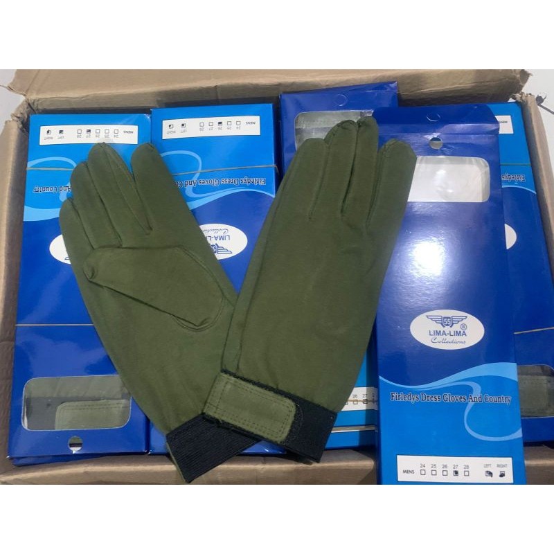 Sarung Tangan Upacara Hijau Army Standar TNI