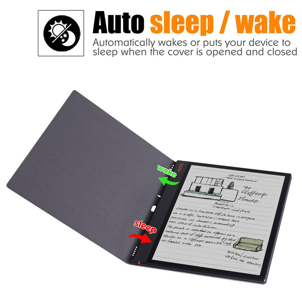 Magnetic Case for 10.3" Onyx Boox Note Air3/Boox Note Air3 C ePaper Tablet - Thin Lightweight Folio 