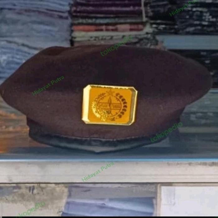 TOPI BARET PRAMUKA LAKI LAKI PENGGALANG & PENEGAK - TOPI BARET PRAMUKA