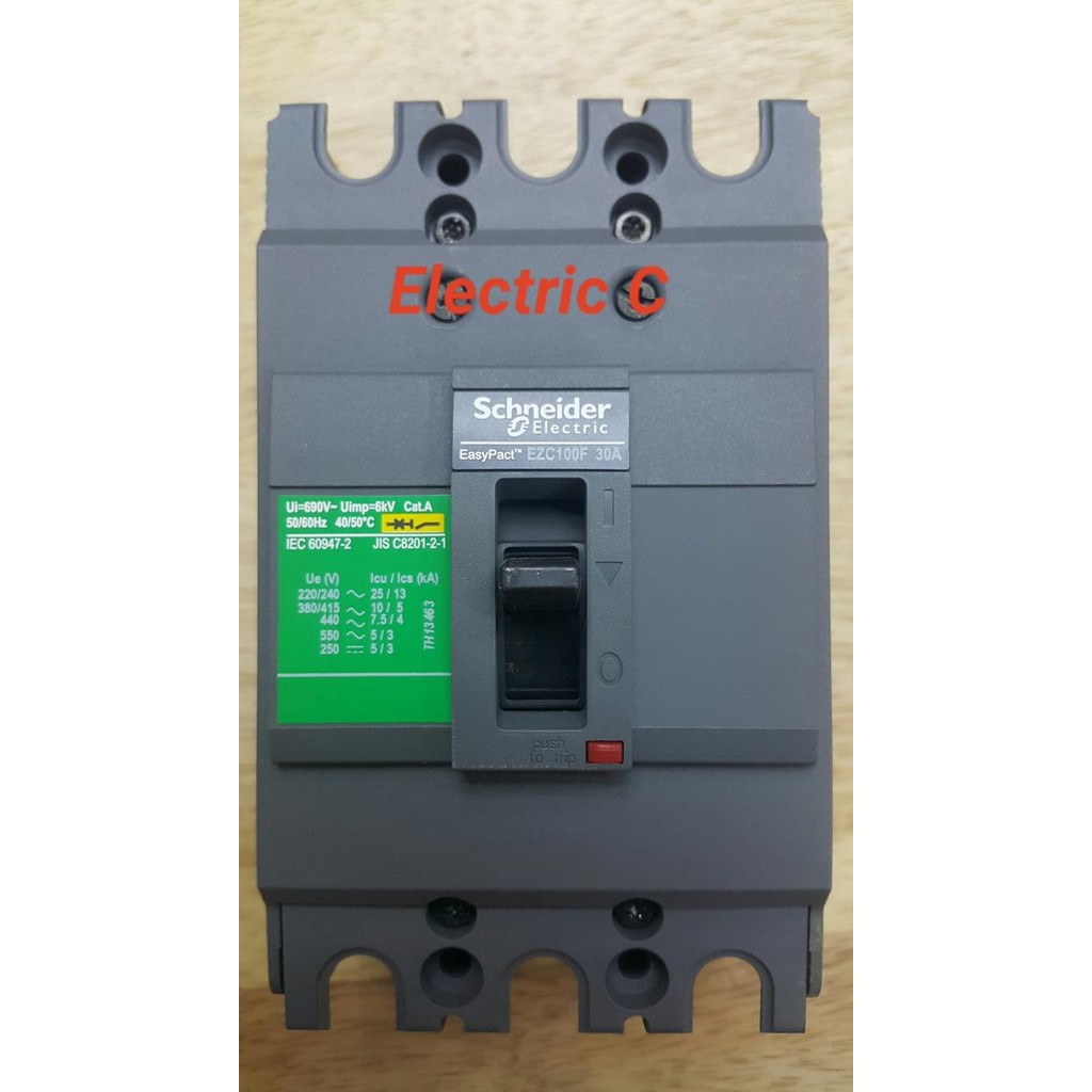 Schneider Electric / Merlin Gerin / Mccb Ezc 100 F / Nfb 3Phase 30 A