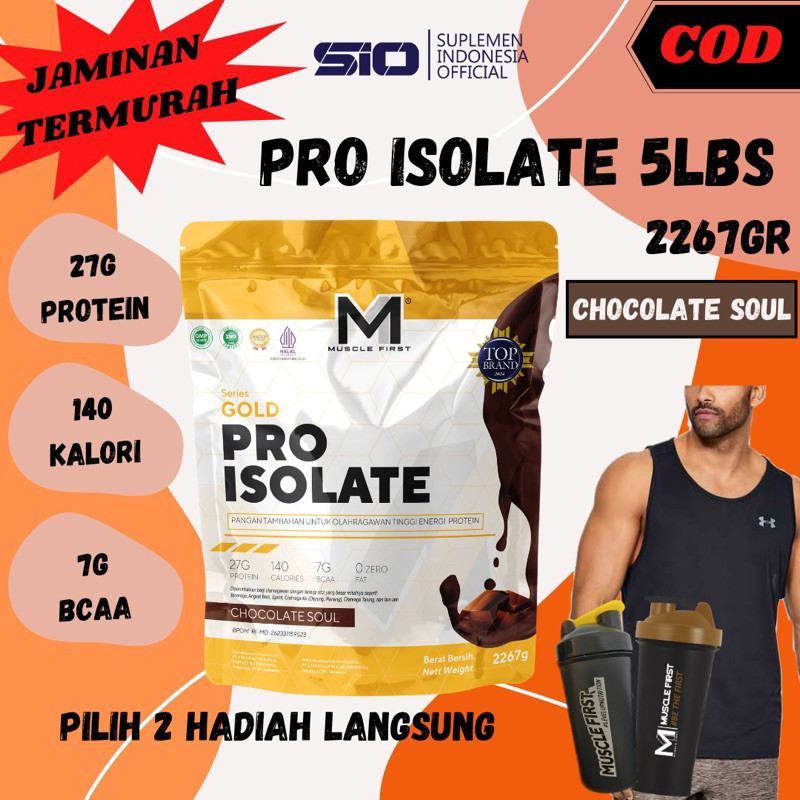 MUSCLE FIRST PRO ISOLATE 5LBS GOLD SERIES MUSCLEFIRST M1 PRO ISOLATE SUSU WHEY
