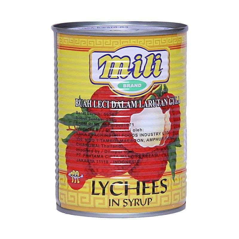 

MILLI LYCHEE 565GR X 1PCS BUAH LECI DALAM SIRUP