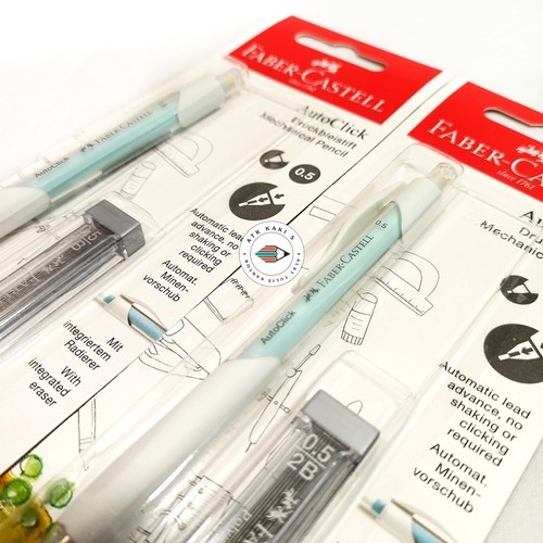 

FABER CASTELL Pensil Mekanik Mechanical Pencl Auto Click Refill Set