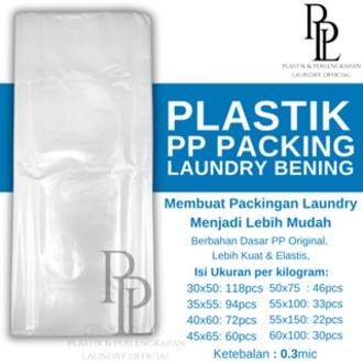 Plastik Packing Laundry / Plastik Laundry Kiloan / Plastik PP Bening