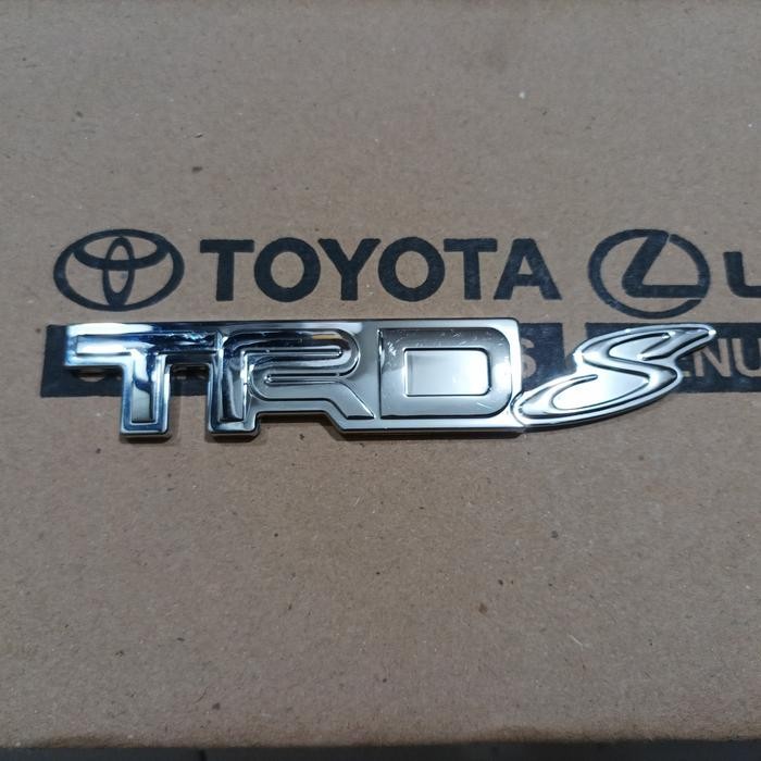 Emblem Trd S Agya Trd Sportivo Agya Full Chrome Garansi Original Asli