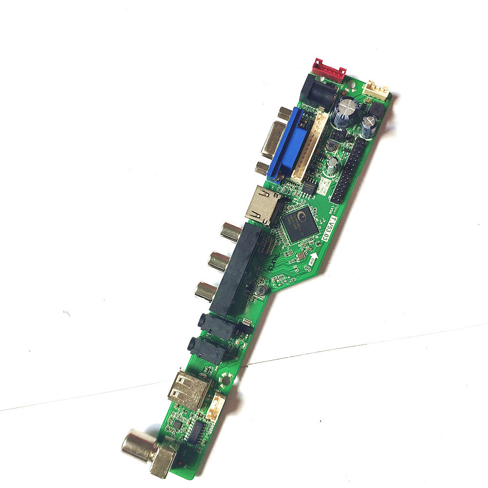 For LTM185AT01 LTM185AT02 Remote+Inverter+keyboard VGA HDMI-Compatible AV USB RF TV53 controller boa