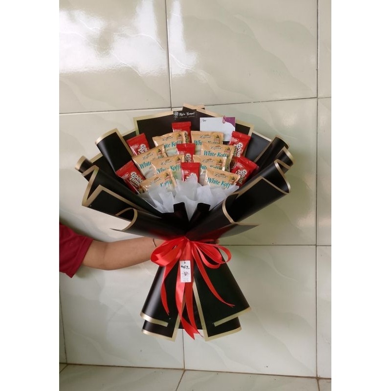 

Lovely Back - buket kopi dan jajan/buket kopi mix jajan/buket murah/buket kopi/buket jajan/ buket