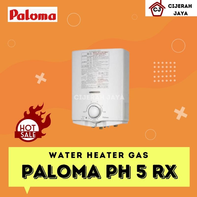 RB2233 Pemanas Air Gas Paloma PH5RX / Water Heater GAS PALOMA PH 5 RX