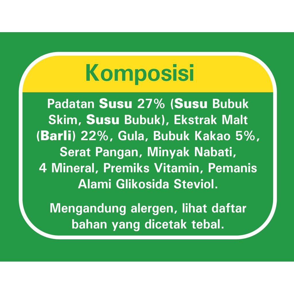 

MILO ACTIV-GO Susu Coklat Renceng 22g (10 pcs x 20 renceng)