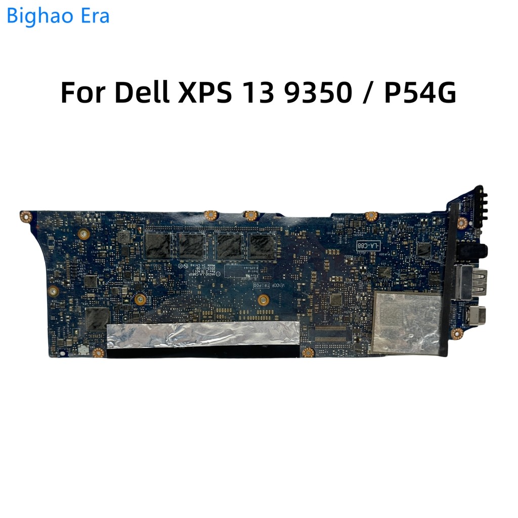 AAZ80 LA-C881P For Dell P54G XPS 13 9350 Laptop Motherboard With i3-6100U i5-6200U i7-6560U CPU 4G/8
