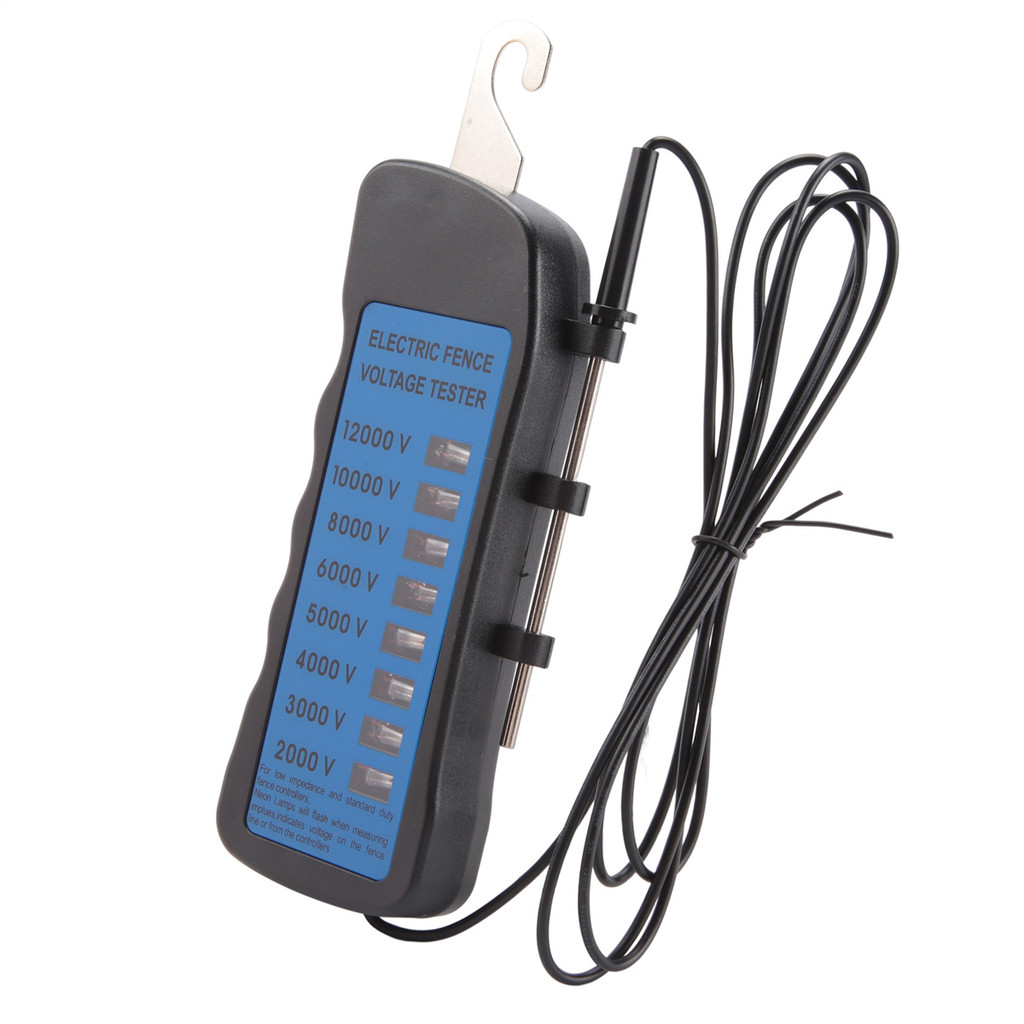 Tensão elétrica cerca Tester, Quintal esgrima Tester, produto famoso, 2KV-12KV