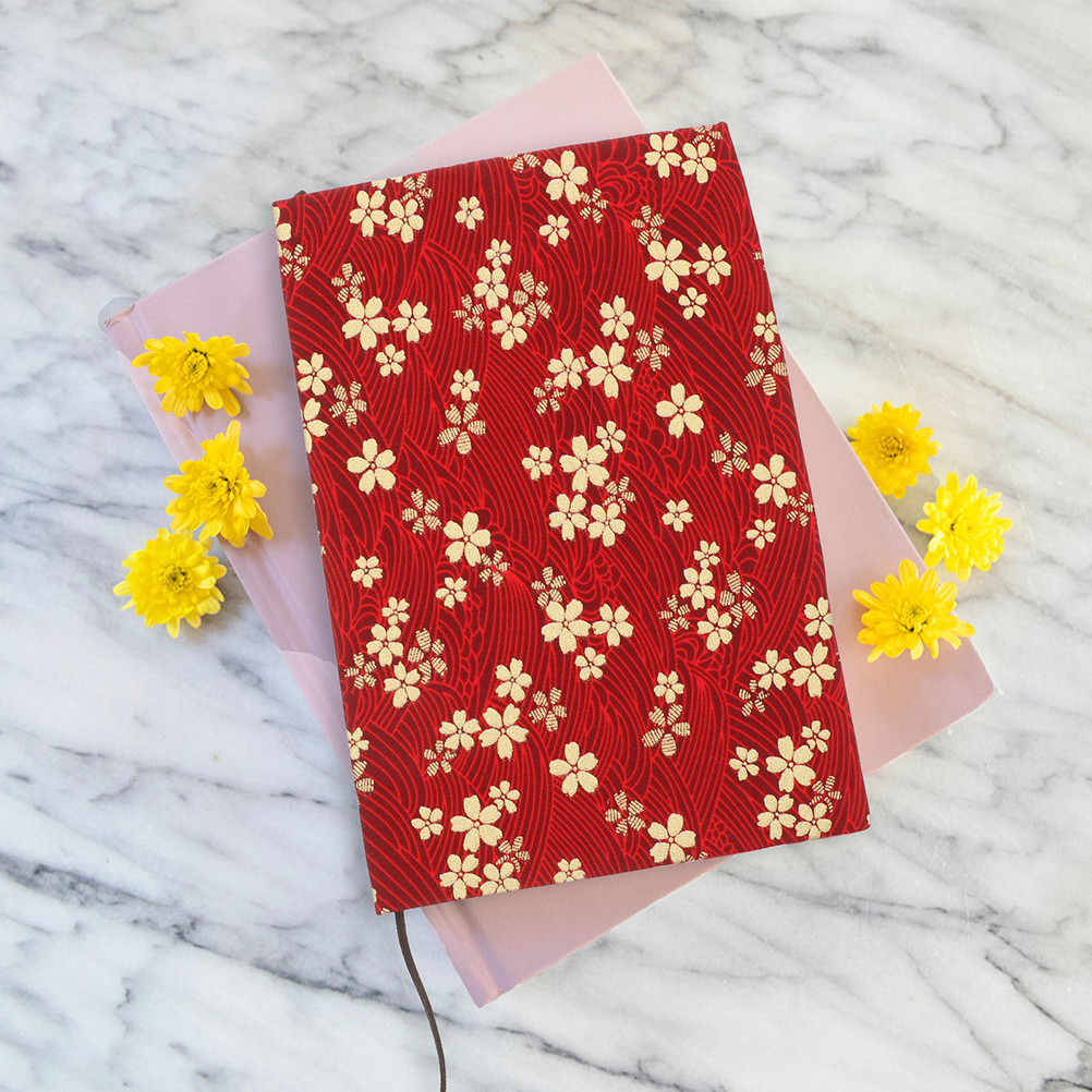 

Book Covers For Paperbacks Fabric Sleeve Protector School Books Navy Protective