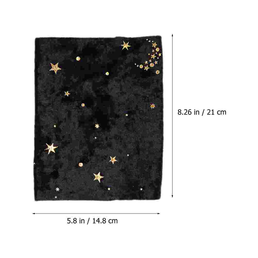 

A5 Book Cover Notebook Velvet Dust Jacket For Scrapbook Protector Composition Cover Book Sleeve
